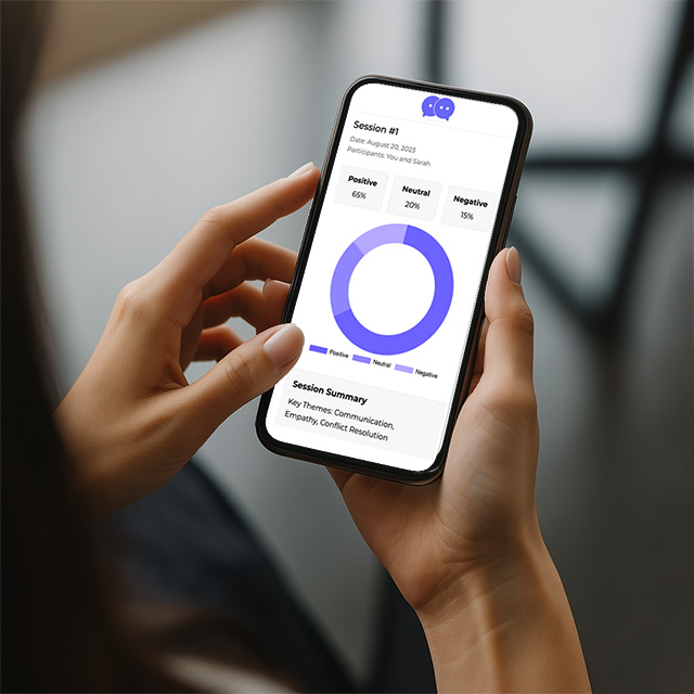 Close-up of a businessman hand holding a smartphone white screen is blank the background is blurred.Mockup.